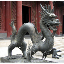 jardim decoração bronze grande chinês dragão estátuas para venda